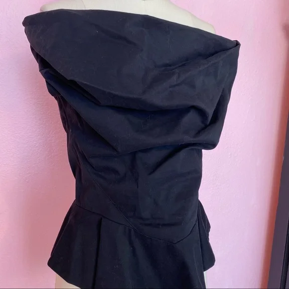 Vivienne Westwood Black Top Draping Corset Open Neck - Picture 3 of 11
